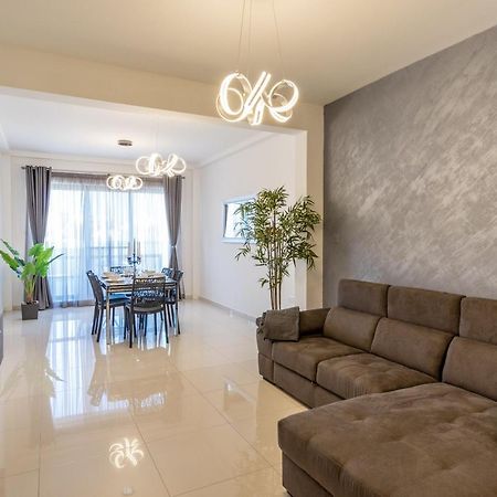 Brand New Apartment-2 Min From The Sea-Central Bugibba Сент-Полс-Бей Экстерьер фото