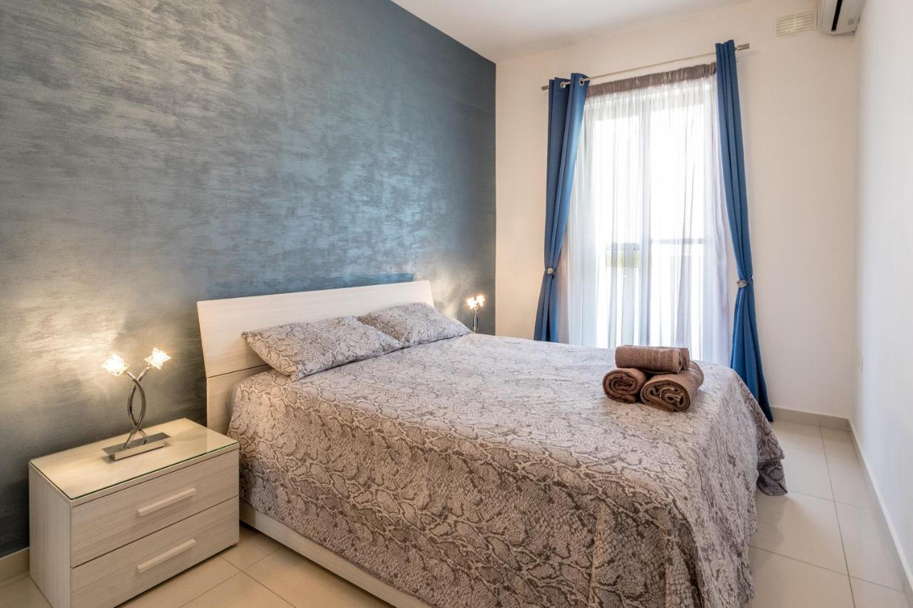 Brand New Apartment-2 Min From The Sea-Central Bugibba Сент-Полс-Бей Экстерьер фото